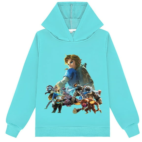 Boys Girls The Legend of Zelda Cotton Casual Printing Hoodies Loose Sweatshirts Graphic Spring Autumn Clothings