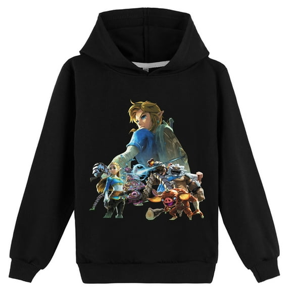 Boys Girls The Legend of Zelda Cotton Casual Printing Hoodies Loose Sweatshirts Graphic Spring Autumn Clothings