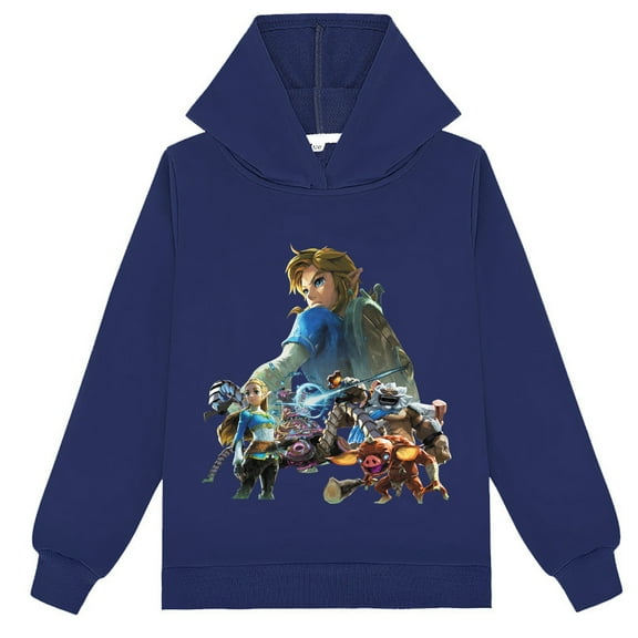 Boys Girls The Legend of Zelda Cotton Casual Printing Hoodies Loose Sweatshirts Graphic Spring Autumn Clothings