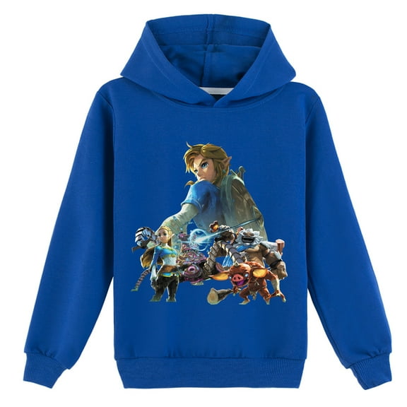 Boys Girls The Legend of Zelda Cotton Casual Printing Hoodies Loose Sweatshirts Graphic Spring Autumn Clothings
