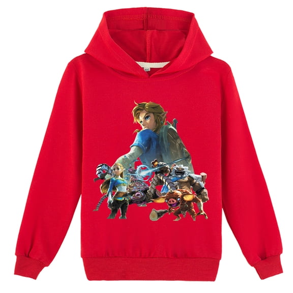 Boys Girls The Legend of Zelda Cotton Casual Printing Hoodies Loose Sweatshirts Graphic Spring Autumn Clothings