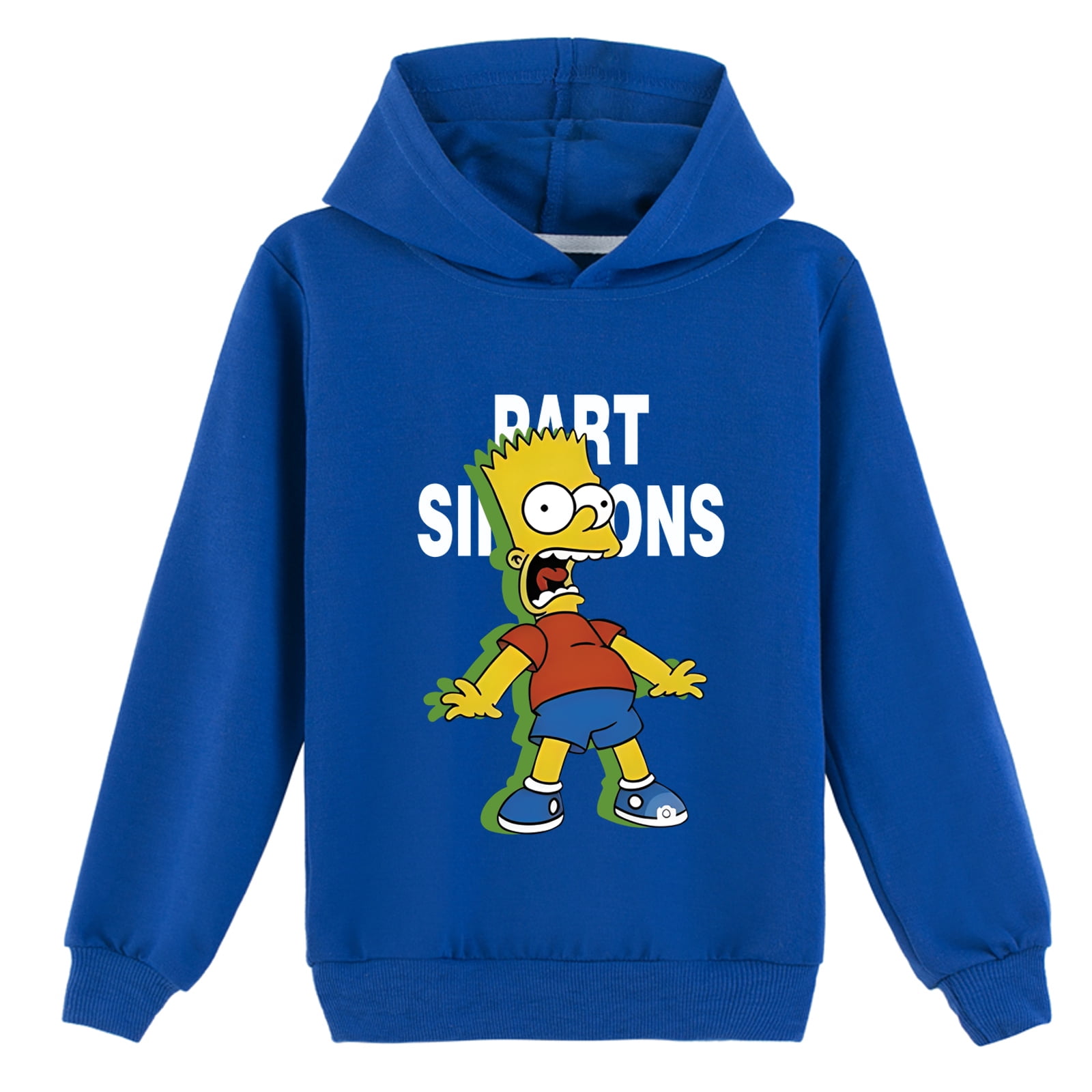 Boys Girls The Simpsons Casual Spring Autumn Fashion Cotton Pullover