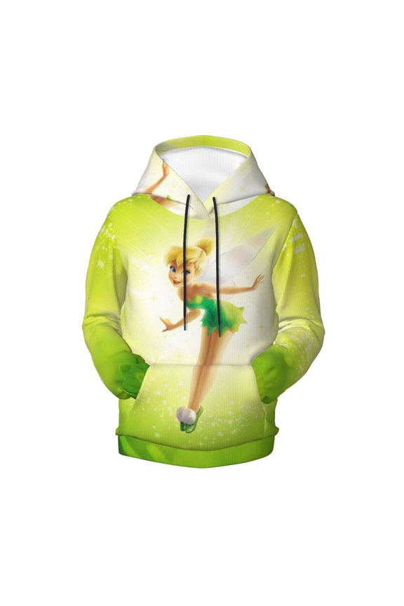Boys Girls Tinker Bel Pullover Hoodies 3D Print Novelty Colorful Kids Hoodie Sweatshirts with Pocket
