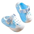 thumbnail image 1 of Boys Girls Toddler Clogs Classic Graphic on Slides Sandals Lightweight Clogs Slide Slippers Beach Pool Shoes Sandals (Toddler/Little Kids/Big Kids), 1 of 3