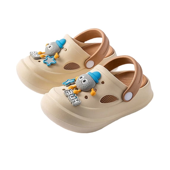 Boys Girls Toddler Clogs Cute Cartoon Garden Clogs on Water Shoes One-Foot Slide Slipper Waterproof Beach Pool Sandals (Toddler/Little Kids/Big Kids)