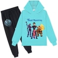 thumbnail image 1 of Boys Girls Trollhunters Graphic Cotton Hoodies Pullover Sweatshirt with Sweatpants 2 Pieces Sweatsuit Outfits Clothes, 1 of 3