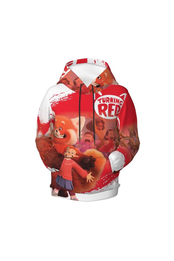Boys Girls Turning R-e Pullover Hoodies 3D Print Novelty Colorful Kids Hoodie Sweatshirts with Pocket