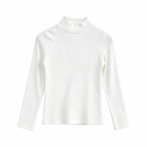 Boys Girls Turtleneck Sweater - Kids Long Sleeve Knit Pullover, Fashion Warm Sweater Top for Fall and Winter Wear