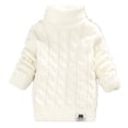 thumbnail image 1 of Boys Girls Turtleneck Sweaters Soft Warm Children's Sweater Top, 1 of 2