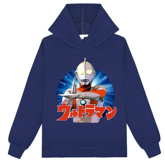 Boys Girls Ultraman Fashion Casual Printing Sweatshirt Pullover Graphic Novelty Hoodies Tops Clothings