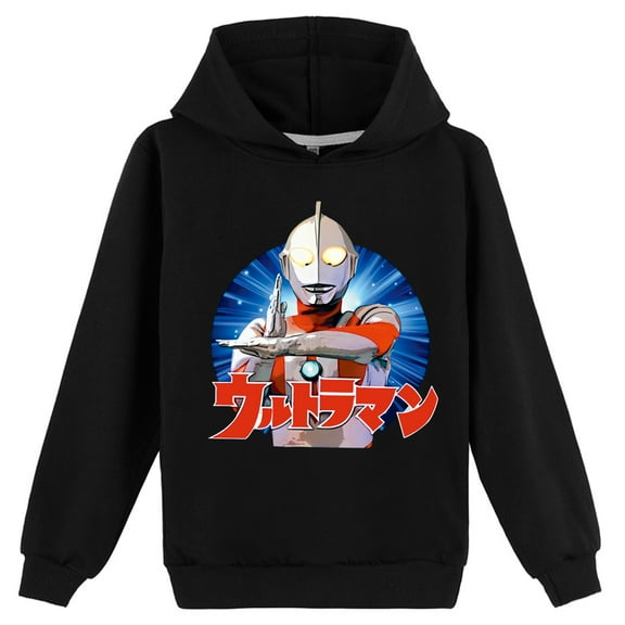Boys Girls Ultraman Fashion Casual Printing Sweatshirt Pullover Graphic Novelty Hoodies Tops Clothings