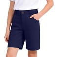 thumbnail image 1 of Boys Girls Uniform Shorts Classic Pull On Elastic Back Shorts with Pockets Girls Navy Shorts Boys Back To School Clothes Kids Boys Shorts Size 9-10 Years, 1 of 8