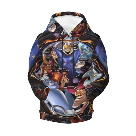 Boys Girls Vill-ain Bad Witche Pullover Hoodies 3D Print Novelty Colorful Kids Hoodie Sweatshirts With Pocket