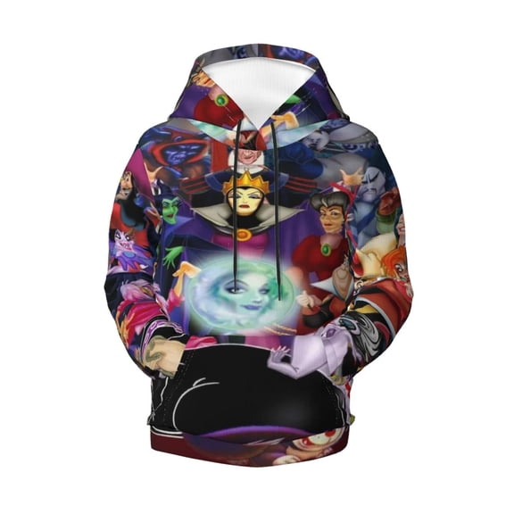 Boys Girls Vill-ain Bad Witche Pullover Hoodies 3D Print Novelty Colorful Kids Hoodie Sweatshirts With Pocket