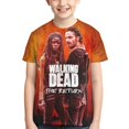 Boys Girls Walking Dead TShirts 3d Printed Novelty Short Sleeve Shirts