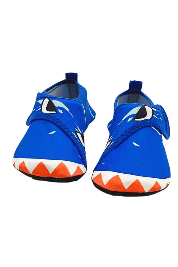 Boys Girls Water Shoes Kids Lightweight Socks Barefoot Quick Drying Hiking Walking Sneakers On Sandals for Beach Pool Swim Blue 1.5-2.5 Years