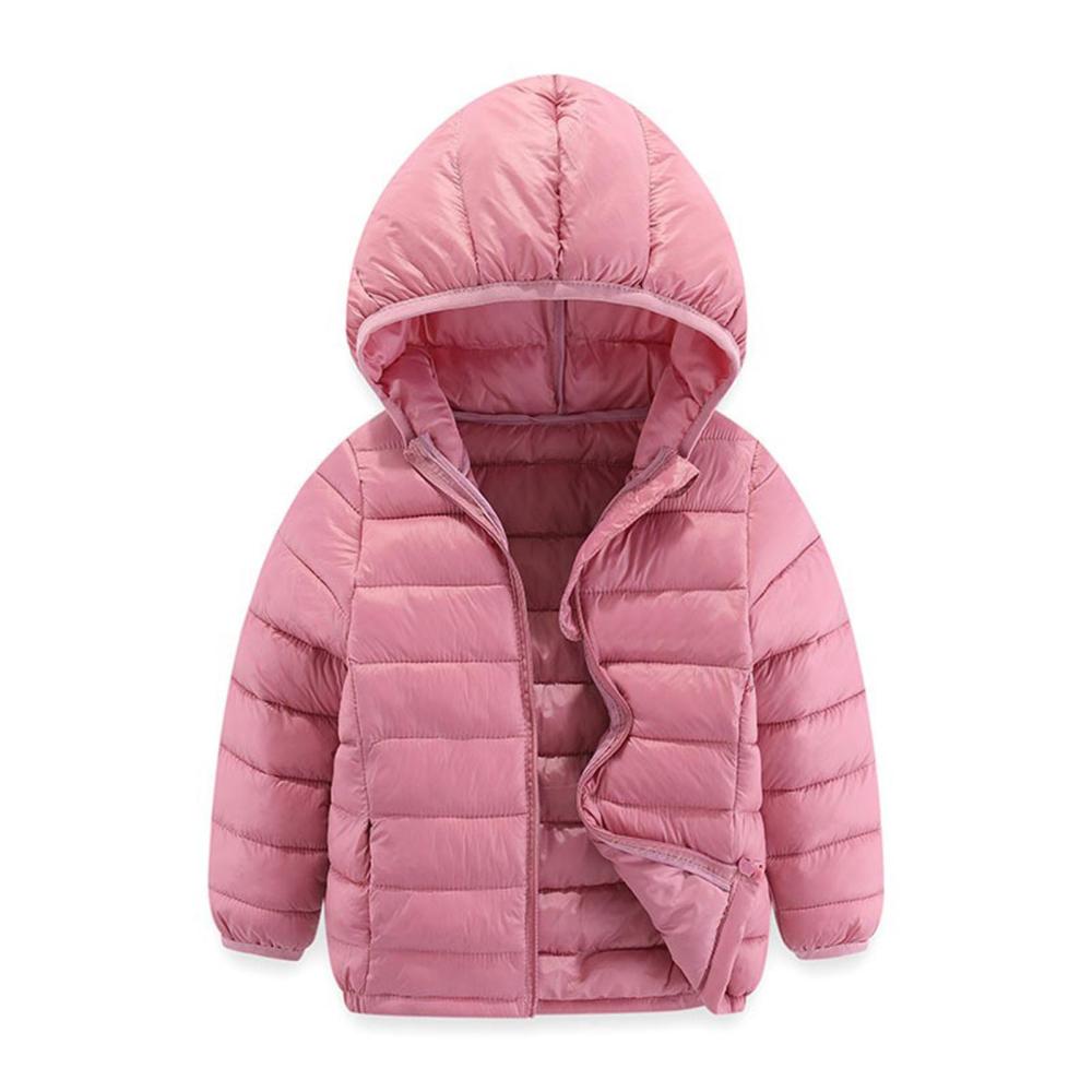 Kids Designer Contrast Panel Hooded Padded Coat – Warm Quilted Jacket For Girls (Black, 100% Polyester)