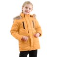 thumbnail image 1 of Boys Girls Winter Coats Girls Warm Hooded Jacket Clothes Puffer Jacket Snow Jacket Down Outerwear Jacket, 1 of 7
