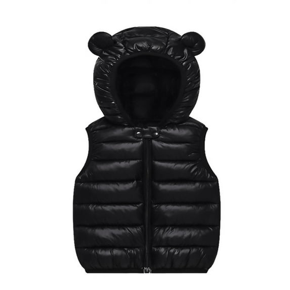 Boys Girls Winter Puffer Down Vest Lightweight Sleeveless Warm Padded Vest Jacket Waistcoats Outwear Fall Winter Outfit Outwear for Little Boys Girls 5-6 Years