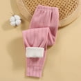 thumbnail image 1 of Boys Girls Winter Thermal Pants Fleece Lined Baggy Jogger Sweatpants Warm Loose Casual Athletic Kids Loungewear Trousers Trousers for Children Casual Fall 150, 1 of 7