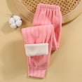 thumbnail image 1 of Boys Girls Winter Thermal Pants Fleece Lined Baggy Jogger Sweatpants Warm Loose Casual Athletic Kids Loungewear Trousers Trousers Pants for Kids 140, 1 of 7