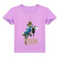 thumbnail image 1 of Boys Girls Zelda Cotton Crew Neck Short Sleeve T-shirt Kids Casual Top Summer T-shirt, 1 of 2