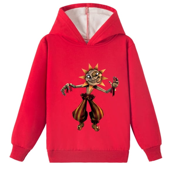 Boys Girls sundrop and moondrop Fashion Brushed Sweatshirts Hoodie Baggy Tops for Kids