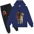 thumbnail image 1 of Boys Graphic Cristiano Ronaldo Hoodies Pullover Sweatshirt Cotton Sweatpants 2 Pieces Sweatsuit Outfits, 1 of 3