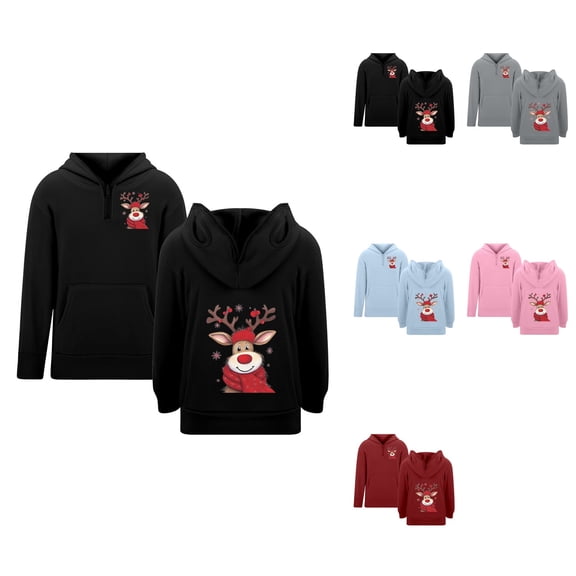 Boys Graphic Print Hooded Pullover Sweatshirt, Zip Up with Eyelets and Front Pocket, 6-14T Casual Wear