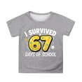 thumbnail image 1 of Boys Graphic Short Sleeve T Shirt For School Season Casual Fit Crew Neck Tee With Prints Loose Top 3-13Y, 1 of 4