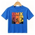 thumbnail image 1 of Boys Graphic T-Shirt BMX Extreme Bike Racing Kids Tees 100% Cotton Short Sleeve Tops Ages 4-13Y, 1 of 4
