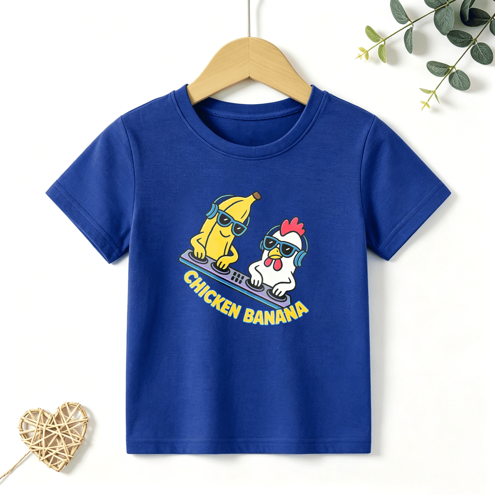 Meat Graphucs Boys Graphic T Shirt Chicken Banana Cartoon Design Short Sleeve Kids ...