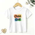 thumbnail image 1 of Boys Graphic T Shirt Child Of God Colorful Short Sleeve Tee Faith Religious Theme 100% Cotton Soft Kids Tops 4-13Y, 1 of 5