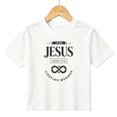thumbnail image 1 of Boys Graphic T-Shirt Christian Faith Team Jesus Kids Tees 100% Cotton Short Sleeve Tops Ages 4-13Y, 1 of 4