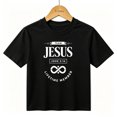 thumbnail image 1 of Boys Graphic T-Shirt Christian Faith Team Jesus Kids Tees 100% Cotton Short Sleeve Tops Ages 4-13Y, 1 of 4