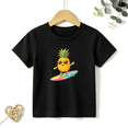 thumbnail image 1 of Boys Graphic T Shirt Cool Pineapple Surfing Short Sleeve Kids Tees Tropical Summer Style 100% Cotton Soft Child Tops 4-13Y, 1 of 5