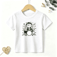 thumbnail image 1 of Boys Graphic T Shirt Cute Cat Playing Drums Music Design Short Sleeve Tee Fun Animal Style 100% Cotton Soft Kids Tops 4-13Y, 1 of 5