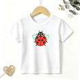 thumbnail image 1 of Boys Graphic T Shirt Cute Ladybug Insect Design Short Sleeve Kids Tee Animal Lover Style 100% Cotton Soft Child Tops 4-13Y, 1 of 5