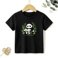 thumbnail image 1 of Boys Graphic T Shirt Cute Panda Family Short Sleeve Kids Tee Animal Lover Style 100% Cotton Soft Child Tops 4-13Y, 1 of 5