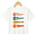 thumbnail image 1 of Boys Graphic T-Shirt Electric Guitars Music Rock Band Player Kids Tees 100% Cotton Tops Ages 4-13Y, 1 of 4