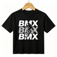 thumbnail image 1 of Boys Graphic T-Shirt Extreme BMX Bike Stunt Silhouette Kids Tees 100% Cotton Tops Ages 4-13Y, 1 of 4