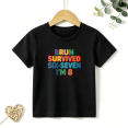 thumbnail image 1 of Boys Graphic T Shirt Funny Birthday Age Quote Short Sleeve Kids Tee 8 Year Old Gift Style 100% Cotton Soft Child Tops 4-13Y, 1 of 5