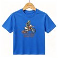 thumbnail image 1 of Boys Graphic T-Shirt Motocross Dirt Bike Racer Kids Tees 100% Cotton Short Sleeve Tops Ages 4-13Y, 1 of 4