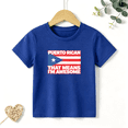 thumbnail image 1 of Boys Graphic T Shirt Puerto Rican Flag Pride Design Short Sleeve Kids Tee Cultural Heritage Style 100% Cotton Soft Child Tops 4-13Y, 1 of 5