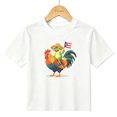 thumbnail image 1 of Boys Graphic T-Shirt Puerto Rico Flag Frog Coqui Rooster Pride Kids Tees 100% Cotton Tops Ages 4-13Y, 1 of 4