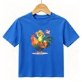 thumbnail image 1 of Boys Graphic T-Shirt Puerto Rico Flag Frog Coqui Rooster Pride Kids Tees 100% Cotton Tops Ages 4-13Y, 1 of 4