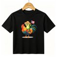 thumbnail image 1 of Boys Graphic T-Shirt Puerto Rico Flag Frog Coqui Rooster Pride Kids Tees 100% Cotton Tops Ages 4-13Y, 1 of 4