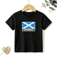 thumbnail image 1 of Boys Graphic T Shirt Scotland Flag Country Design Short Sleeve Kids Tees Travel Culture Style 100% Cotton Soft Child Tops 4-13Y, 1 of 5