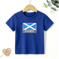 thumbnail image 1 of Boys Graphic T Shirt Scotland Flag Country Design Short Sleeve Kids Tees Travel Culture Style 100% Cotton Soft Child Tops 4-13Y, 1 of 5