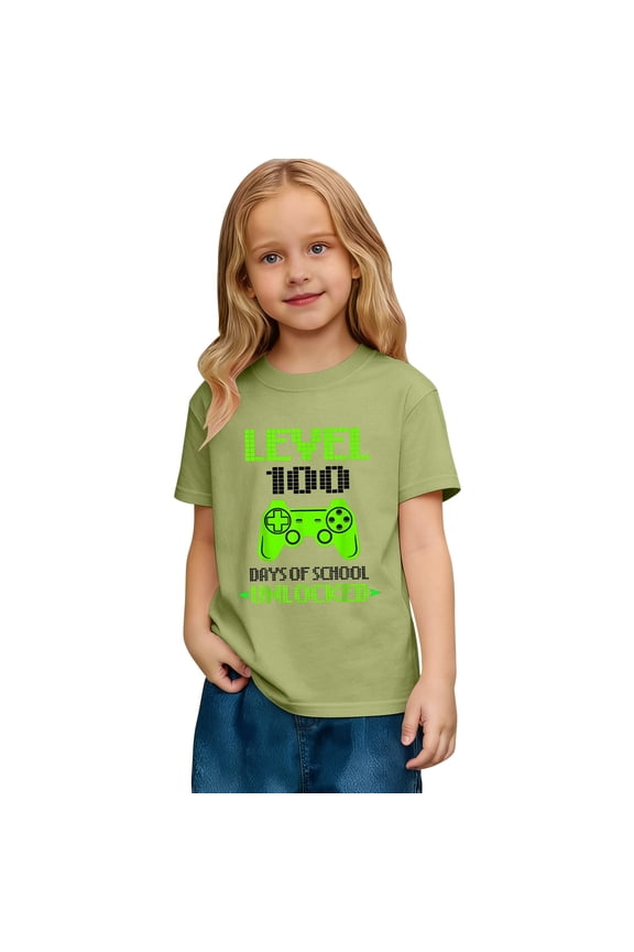 Boys' Graphic T-Shirts Cool Short Sleeve Tee Kids Clothes Youth Children Soft Blend Daily Wear Summer Essentials Printed Shirt Daily Outfit